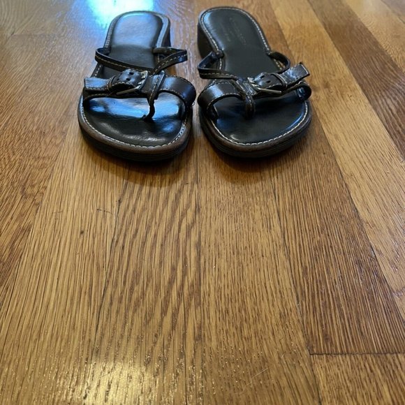 Donald J Plainer Goia Sandals Sz 8.5 Made In Italy - Picture 9 of 16